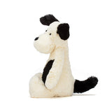 Bashful Puppy - Black & Cream