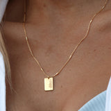 Birth Flower Necklace - 18k Gold