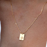 Birth Flower Necklace - 18k Gold