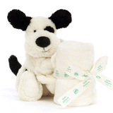 Bashful Black & Cream Puppy Soother